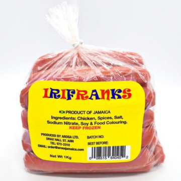 IRIE FRANKS REGULAR, 1 KG 